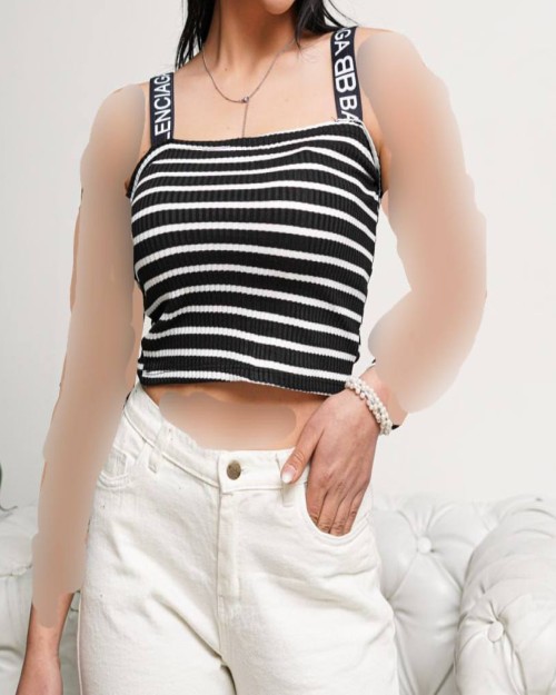  کراپ دو بند راه راه 