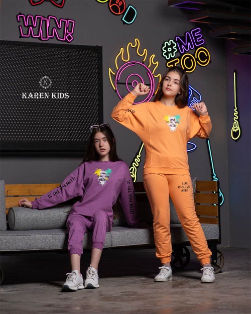  بلوز و شلوار چاپ LOVE ( قواره دار ) مشخصات