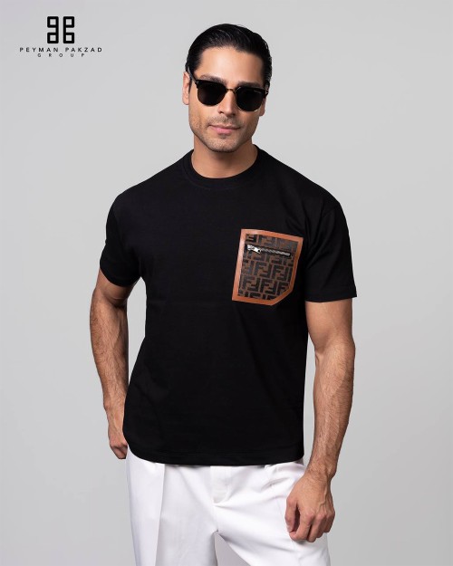  تی شرت فندی جیب خرجکار 