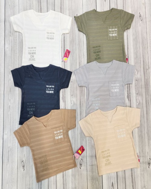  تیشرت یقه کوبایی جیب دار کد2262/کد2263/کد2264 مشخصات