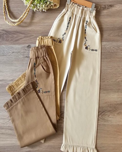  شلوار بگ کتان مشخصات