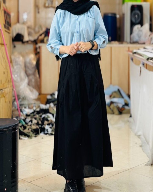  شومیز شلوار چین دار 