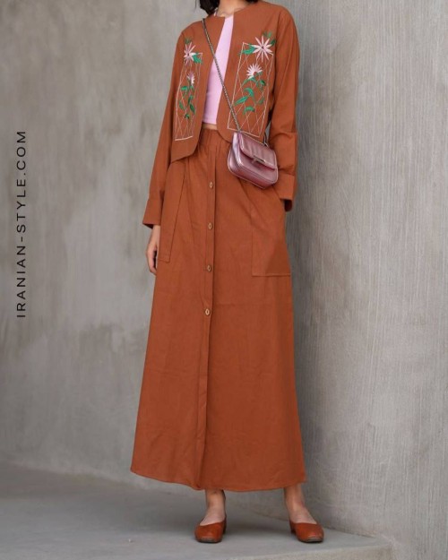  کت دامن گلدوزی مشخصات