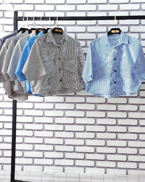  شومیز دوجیب لنین راه راه رنگی مشخصات