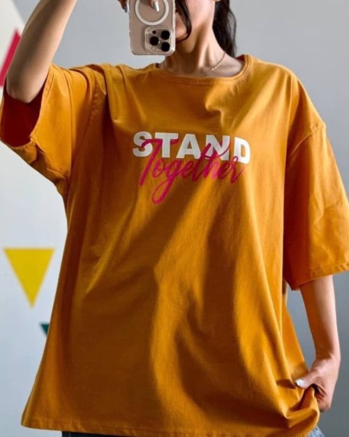  تیشرت لانگ چاپی 