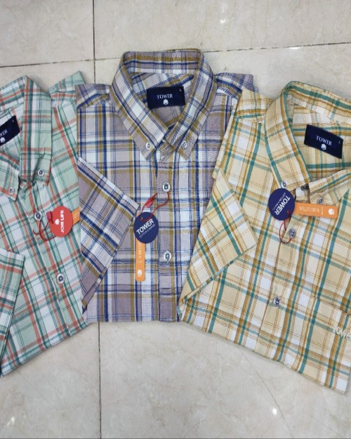  پیراهن آستین کوتاه اندیگو کد 8035 