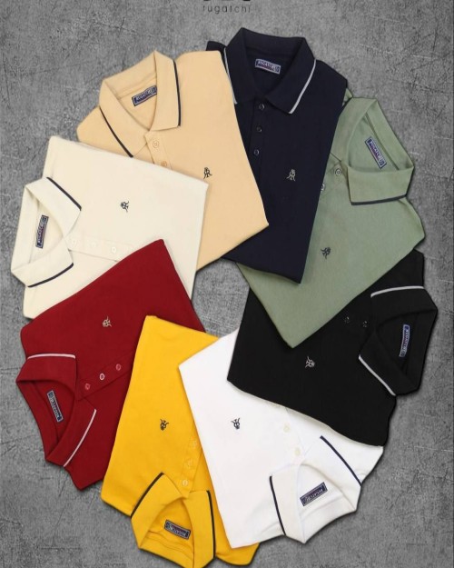  پولوشرت نخ پنبه حاشیه دار 