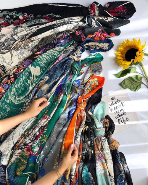  روسری پلیسه پاییزه مشخصات