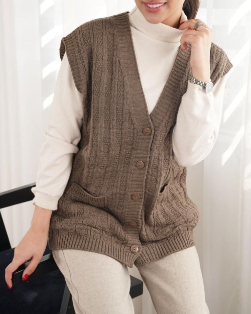  ژیله بافت مربعی جلو دکمه مشخصات