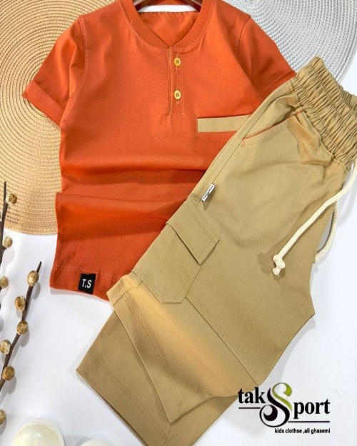  ست پسرانه تیشرت شلوار خلبانی مشخصات